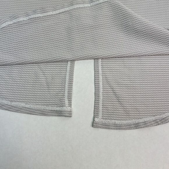 Lululemon gray open up tie-back tee size 8 E UC - Picture 6 of 13